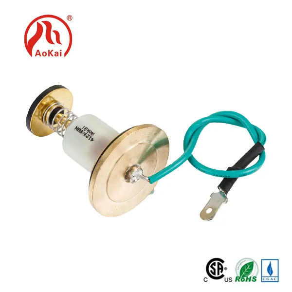 ¿Cuál es el propósito de la válvula solenoide de gas?